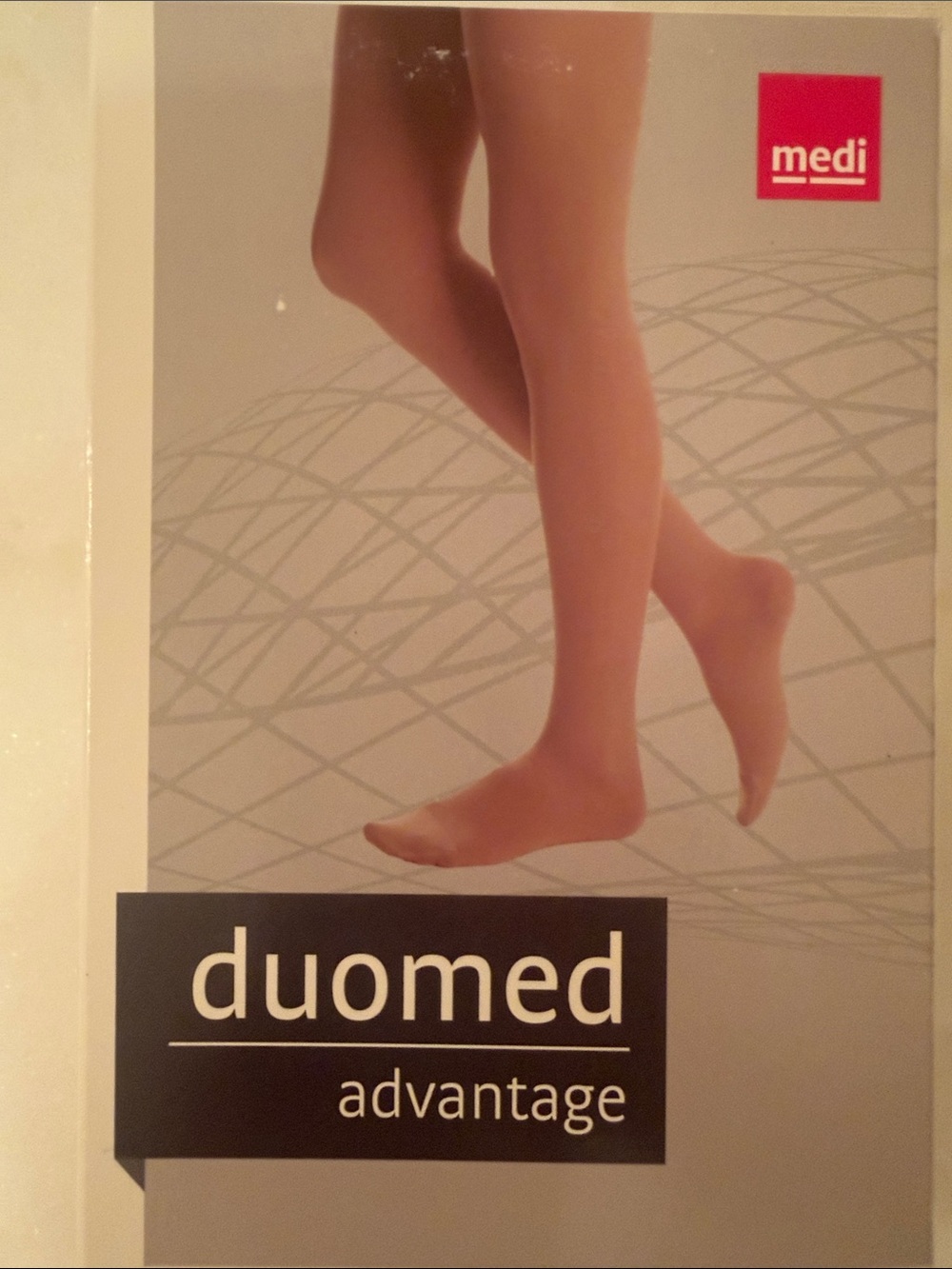Duomed Advantage Medical Compression Pantyhose in Black - Small